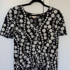 Sézane Floral Cotton Top